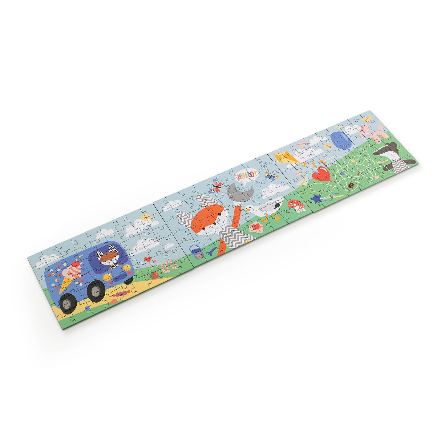 Mini puzzle "Summer adventure. Badger"