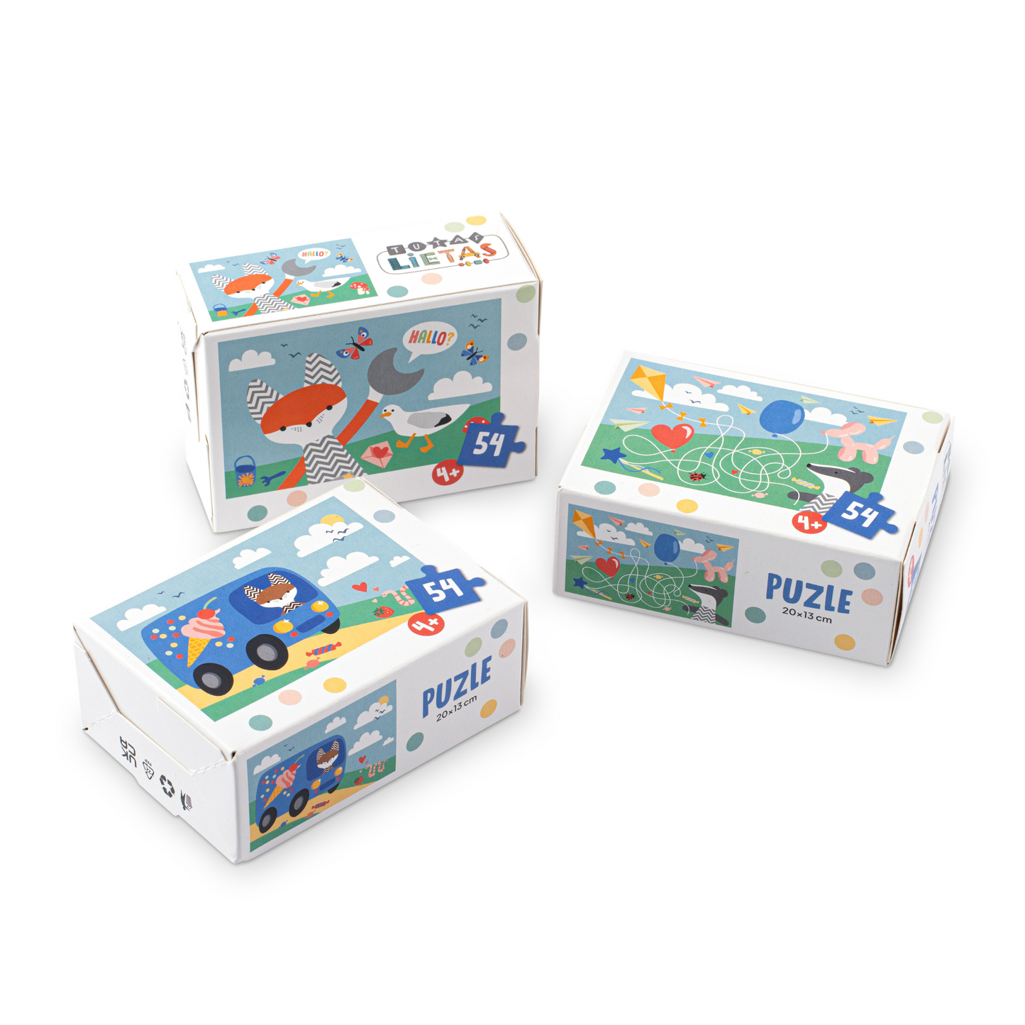 Mini puzzle "Summer adventure. Badger"