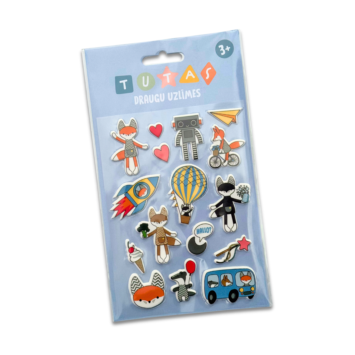 Tuta’s Friends Puffy Stickers