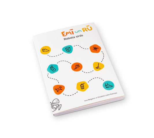 Book "Emī and Rū. Robota sirds"